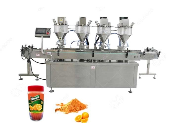 Porcellana 1-4 cereale multifunzionale 5-5000g Juice Powder Filling Machine Line delle teste fornitore