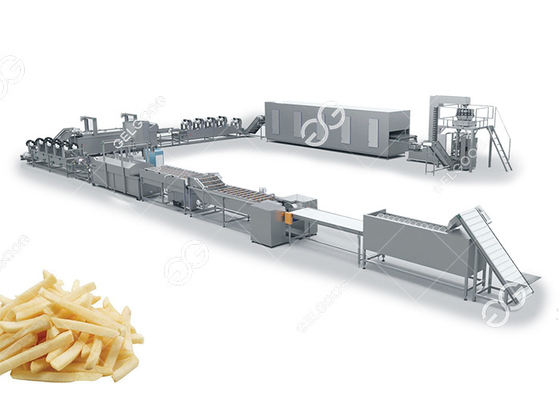Porcellana Linea di produzione congelata completamente automatica delle patate fritte della fabbrica personalizzabile attrezzatura di lavorazione delle patate fornitore