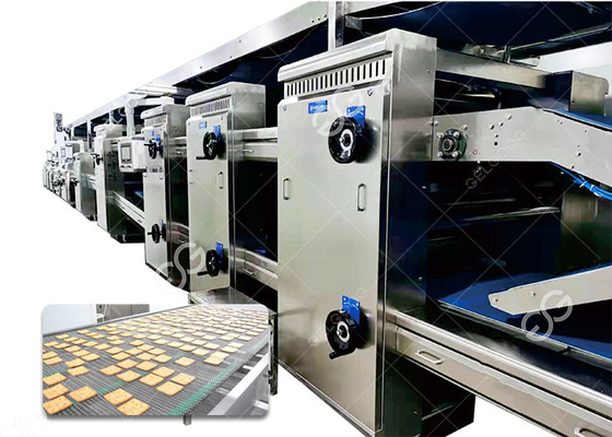 Porcellana Linea di produzione di biscotti sandwich a gas elettrico GG-BG800 380V, macchina per biscotti fornitore