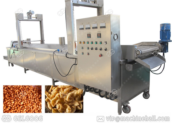 Porcellana Macchina automatica fritta della friggitrice della pelle della carne di maiale dell'arachide, macchinario di 0-300℃ Henan GELGOOG fornitore