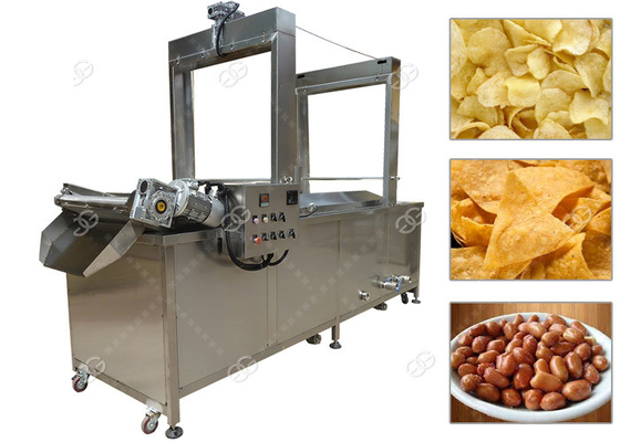 Porcellana Spuntini automatizzati che friggono macchina, macchina continua della friggitrice del trasportatore di chip del cereale fornitore