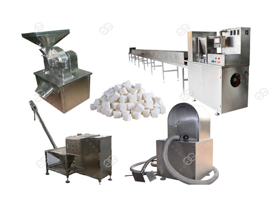 Porcellana Cubo automatico dello zucchero grezzo che rende a processo di fabbricazione a macchina i cubi dello zucchero bianco fornitore