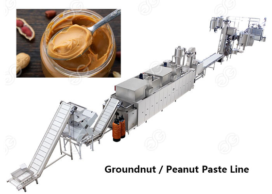 Porcellana linea di produzione completa della pasta di arachidi di 500 kg/h burro dell'arachide che fa macchina fornitore