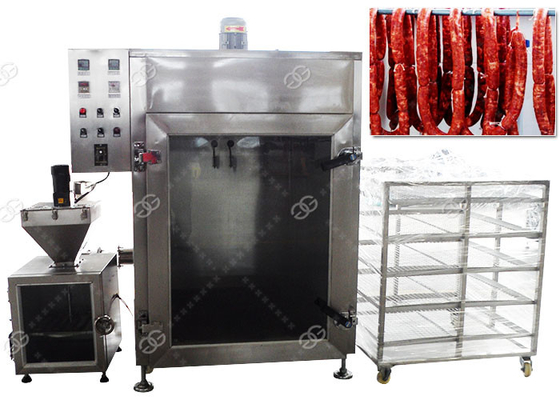 Porcellana Il CE ha passato la salsiccia della carne che fuma il forno automatico a macchina 50KG/H del fumo del pesce fornitore