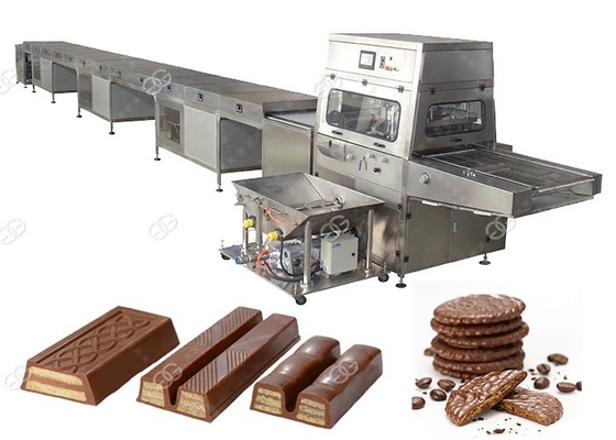 Porcellana Cioccolato automatico di serie di GG-CT che riveste la linea di produzione a macchina 380V/220V fornitore