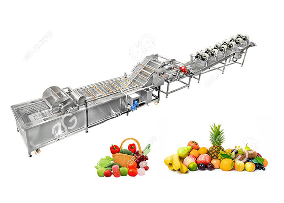 Porcellana Linea lavante di verdure della rondella della frutta della macchina di verdure automatica della rondella fornitore